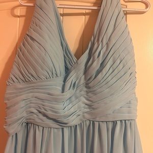 22/24w bridesmaids dress unaltered. sky Blue. Knee length. Worn once